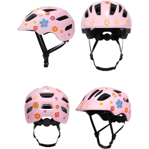 XJD Adjustable Toddler Bike Helmet – Pink Flowers
