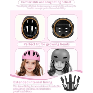 XJD Adjustable Toddler Bike Helmet – Pink