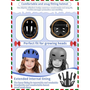 XJD Adjustable Toddler Bike Helmet – Blue