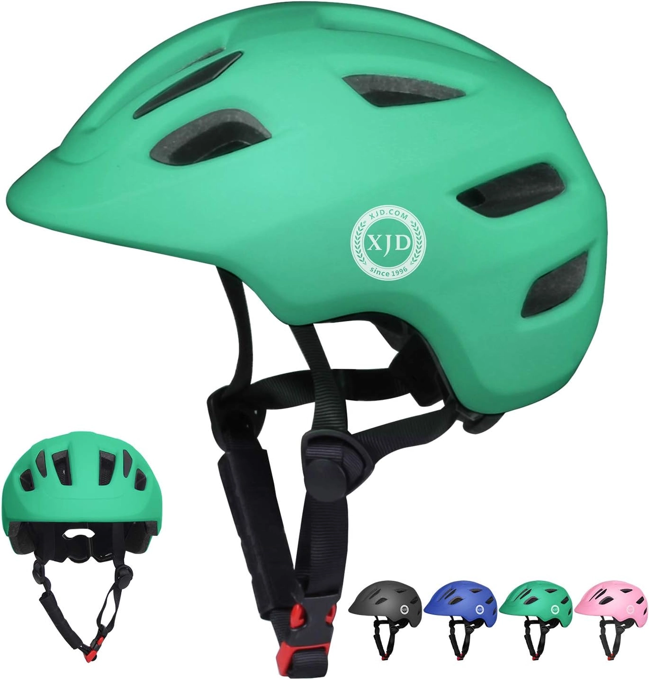 XJD Adjustable Toddler Bike Helmet – Green, XS (46–51 cm)