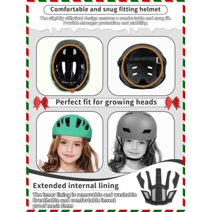 XJD Adjustable Toddler Bike Helmet – Green, XS (46–51 cm)