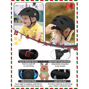 XJD Adjustable Toddler Bike Helmet – Black
