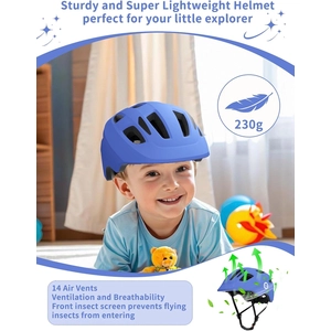 XJD Adjustable Toddler Bike Helmet – Blue