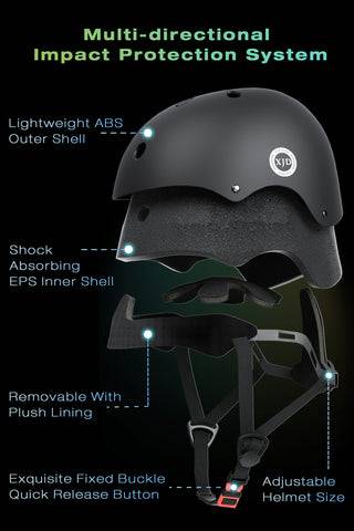 XJD Kids Bike Helmet Protective Gear Set