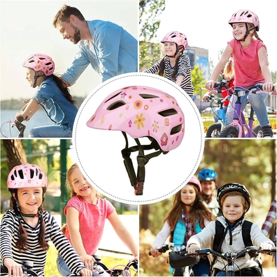 XJD  Kids Bike Helmet Pink Flower