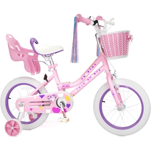 XJD Girls Bike with Basket & Doll Seat – Pink