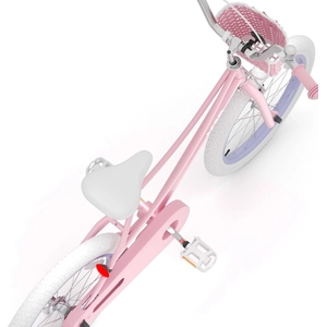 XJD Girls Bike with Training Wheels & Basket – Pink