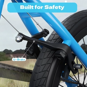 XJD 20-Inch Freestyle BMX Bike without Pegs – Blue