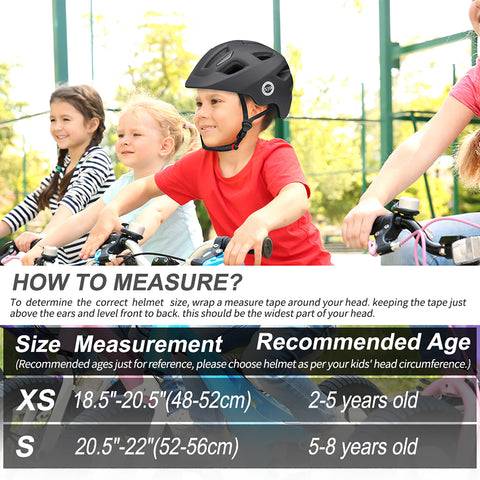 XJD Kids Bike Helmet Black