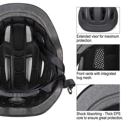 XJD Kids Bike Helmet Black