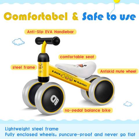 XJD Mini Bike Yellow Duck