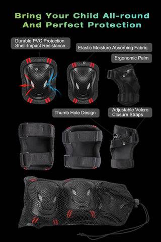 XJD Kids Bike Helmet Protective Gear Set