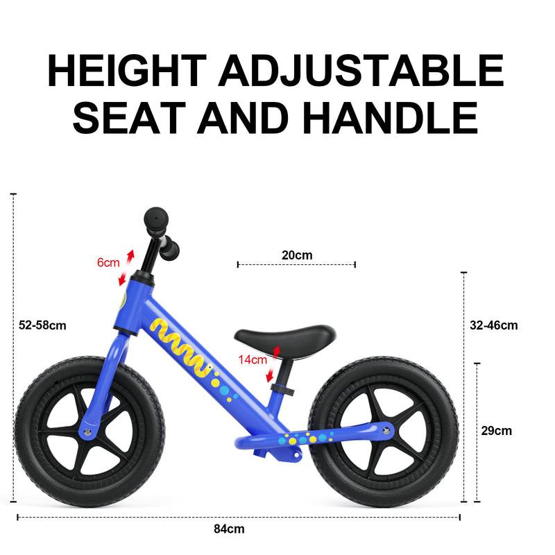 XJD Children's Height-Adjustable Balance Bike