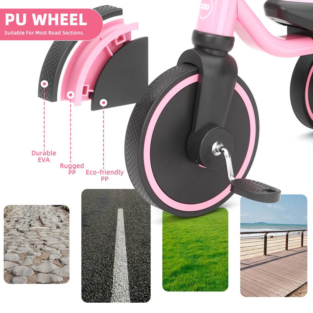XJD Toddler Training Balance Bike Pink