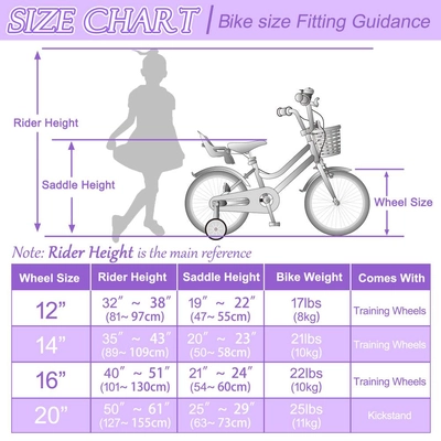 XJD Kids Bike Purple