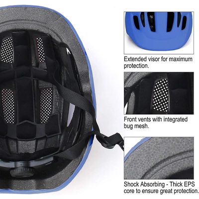 XJD Kids Bike Helmet Blue