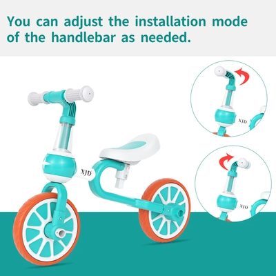 XJD 3 in 1 Toddler Tricycle Bike Green