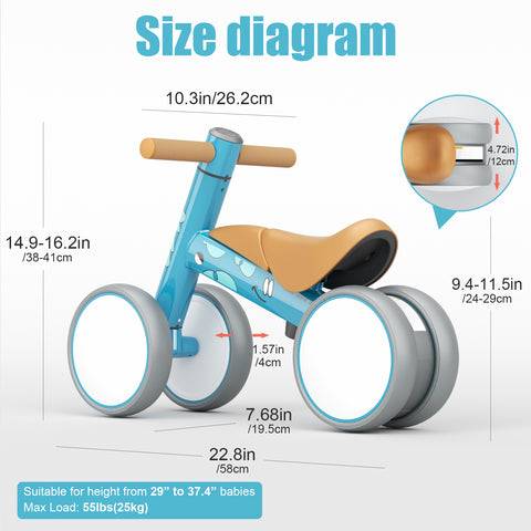 XJD Mini Bike 2 Blue Horse