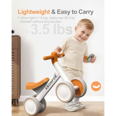XBONFOE Balance Bike  Brownish White