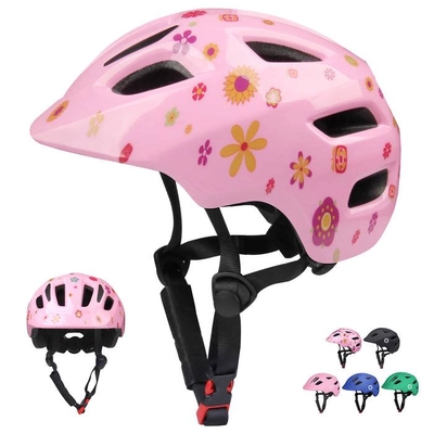 XJD  Kids Bike Helmet Pink Flower