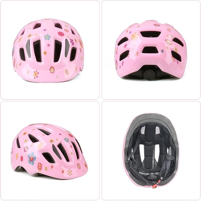 XJD  Kids Bike Helmet Pink Flower