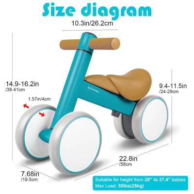 XJD Mini Bike 2 Sky Blue